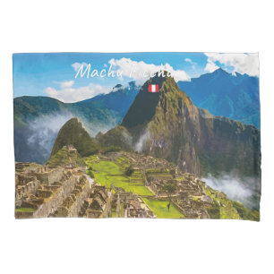 Machu Picchu, Peru - Ruïnes van het Inca-bolwerk Kussensloop