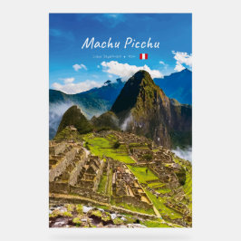 Machu Picchu, Peru - Ruïnes van Inca-citadel Acryl Bord