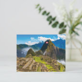 Machu Picchu, Peru - Ruïnes van Inca-citadel Briefkaart (Staand voorkant)