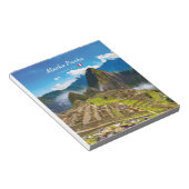 Machu Picchu, Peru - Ruïnes van Inca-citadel Notitieblok (Schuin)