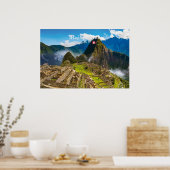 Machu Picchu, Peru - Ruïnes van Inca-citadel Poster (Keuken)