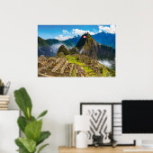 Machu Picchu, Peru - Ruïnes van Inca-citadel Poster (Thuiskantoor)