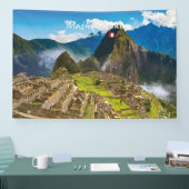 Machu Picchu, Peru - Ruïnes van Inca-citadel Spandoek (Beurs)