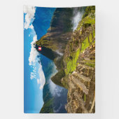 Machu Picchu, Peru - Ruïnes van Inca-citadel Spandoek (Verticaal)