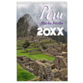 Machu Picchu Peru Schilderachtig wandkalender 2025 Kalender (Hoes)