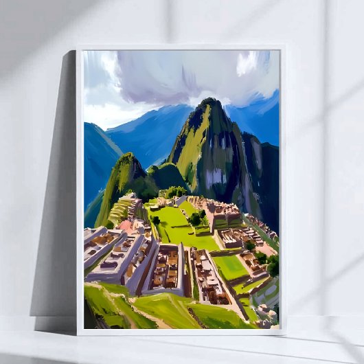 Machu Picchu Peru Schilderij Poster