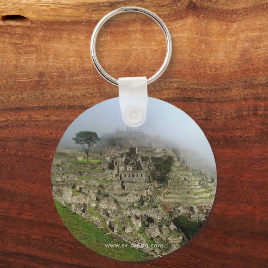Machu Picchu, Peru Sleutelhanger (Voorkant)