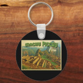 Machu Picchu Peru Sleutelhanger (Voorkant)