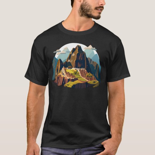 Machu Picchu Peru Souvenir T-shirt (Voorkant)