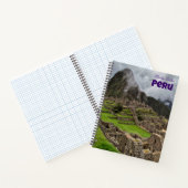 Machu Picchu Peru Spiraal Notebook Notitieboek (Binnen)