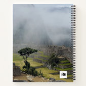 Machu Picchu Peru Spiraal Notebook Notitieboek (Achterkant)
