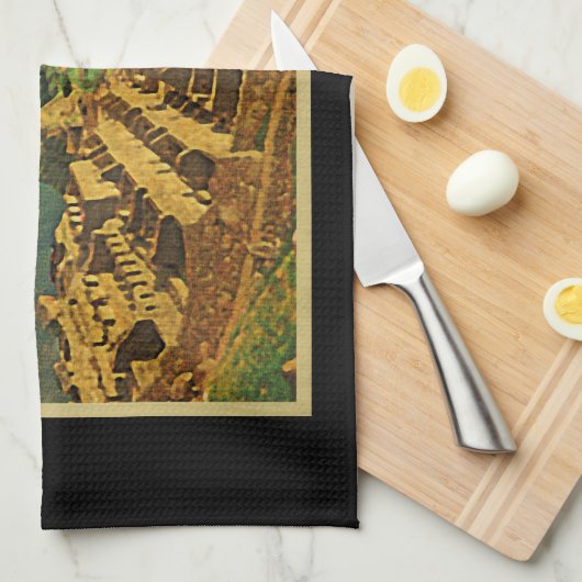 Machu Picchu Peru Theedoek (Quarter Fold)