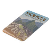 Machu Picchu Peru Travel Art  Magneet (Linkerzijde)