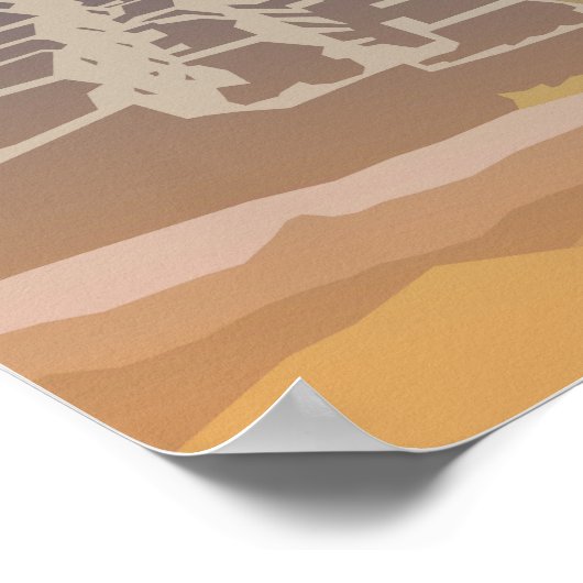 Machu Picchu Peru Travel Art  Poster (Hoek)