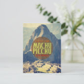 Machu Picchu Peru Travel Briefkaart (Staand voorkant)