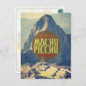 Machu Picchu Peru Travel Briefkaart (Voorkant / Achterkant)