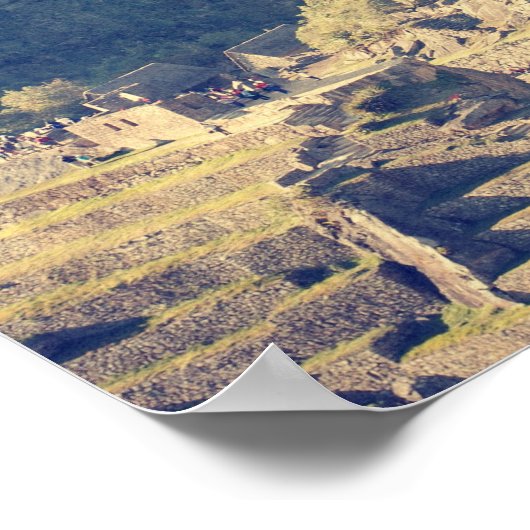 Machu Picchu Peru Travel Poster (Hoek)