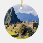 MACHU PICCHU - Peru - uitzicht Keramisch Ornament (Voorkant)