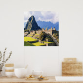 MACHU PICCHU - Peru - uitzicht Poster (Keuken)