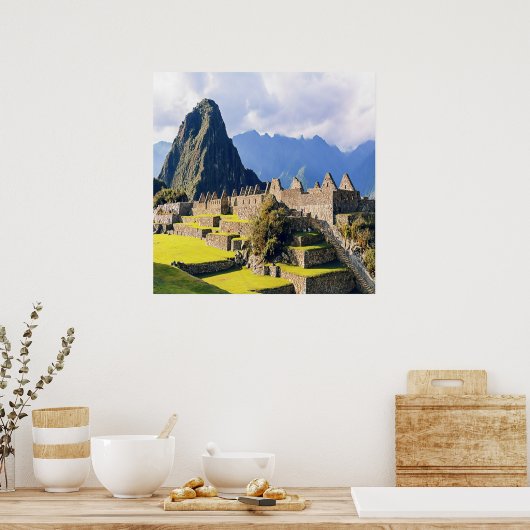 MACHU PICCHU - Peru - uitzicht Poster (Keuken)