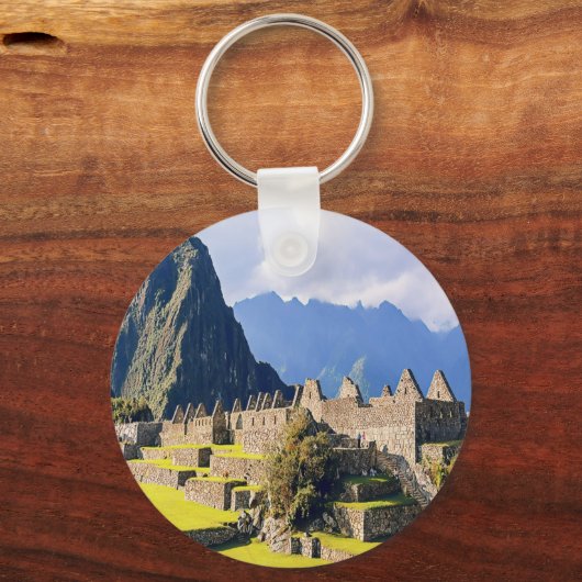 MACHU PICCHU - Peru - uitzicht Sleutelhanger (Voorkant)