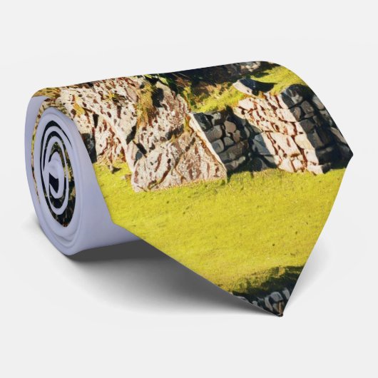 MACHU PICCHU - Peru - uitzicht Stropdas (Opgerold)