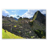 Machu Picchu, Peru, vanmiddag Foto Afdruk (Voorkant)