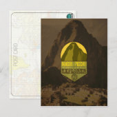 Machu Picchu Peru Verkenner ReisBriefkaart Briefkaart (Voorkant / Achterkant)
