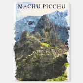 Machu Picchu Peru Waterverf Paint Magneet (Voorkant)