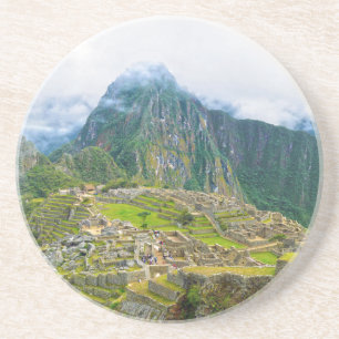Machu Picchu, Peru Zandsteen Onderzetter