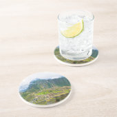 Machu Picchu, Peru Zandsteen Onderzetter (Zijkant)