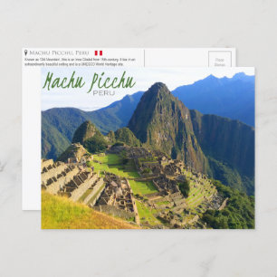 Machu Picchu, Peruaans Briefkaart