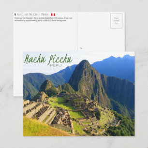 Machu Picchu, Peruaans Briefkaart