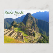 Machu Picchu, Peruaans Briefkaart (Voorkant)