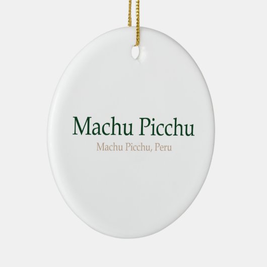 Machu Picchu, PeruMachu Picchu Keramisch Ornament (Rechts)