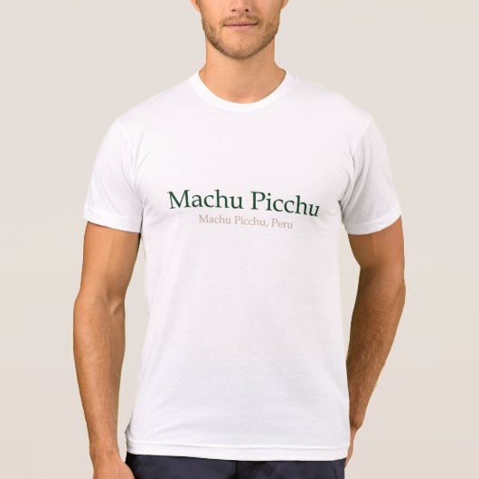 Machu Picchu, PeruMachu Picchu T-shirt (Voorkant)