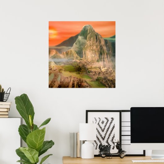 Machu Picchu poster (Thuiskantoor)