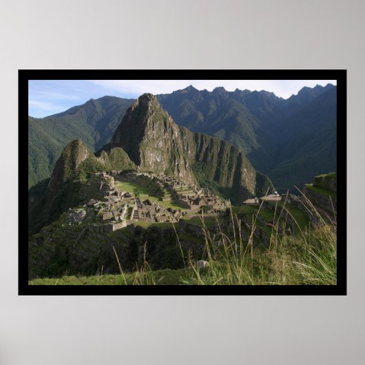 Machu Picchu Poster (Voorkant)