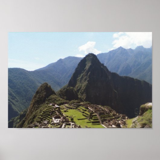 Machu Picchu Poster (Voorkant)
