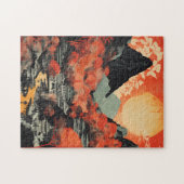 Machu Picchu Reizen Kunst puzzel Legpuzzel (Horizontaal)