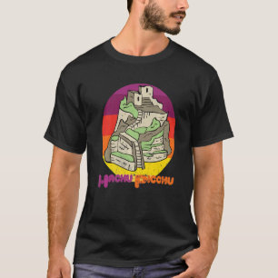 Machu Picchu Retro Peru Inca Town South America Pr T-shirt