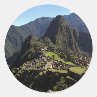 Machu-Picchu Ronde Sticker