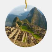 Machu Picchu ruïne Keramisch Ornament (Voorkant)