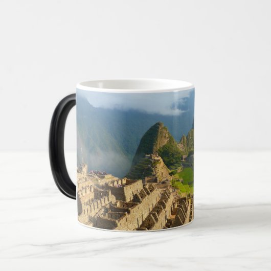 Machu Picchu ruïne Magische Mok (Voorkant links)