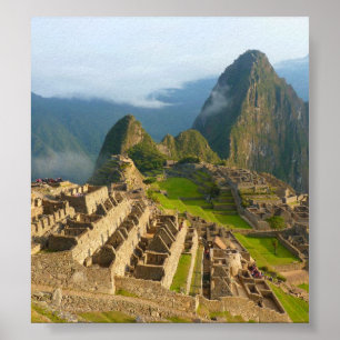 Machu Picchu ruïne Poster