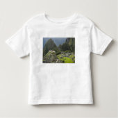 Machu Picchu, ruïnes of Inca city, Peru. 2 Kinder Shirts (Voorkant)