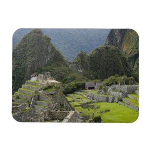 Machu Picchu, ruïnes of Inca city, Peru. 2 Magneet