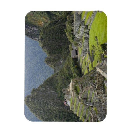 Machu Picchu, ruïnes of Inca city, Peru. 2 Magneet (Verticaal)