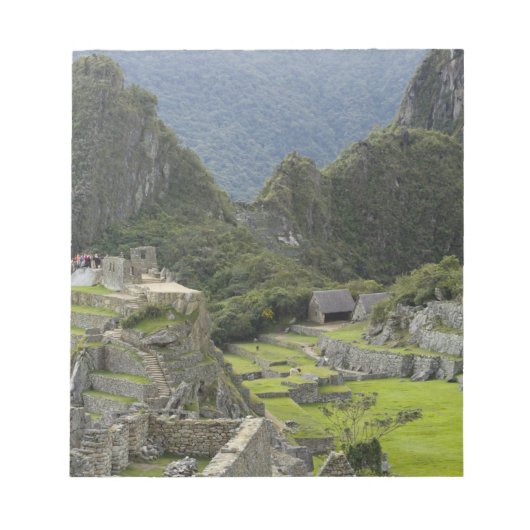 Machu Picchu, ruïnes of Inca city, Peru. 2 Notitieblok (Voorkant)