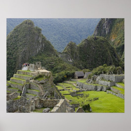 Machu Picchu, ruïnes of Inca city, Peru. 2 Poster (Voorkant)